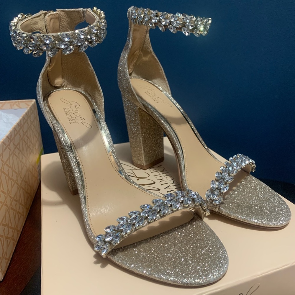 Jewel Badgley Mischka Mayra Heel